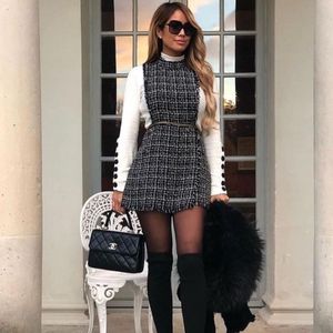 Chic Tweed Mini Dress