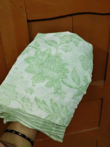 Light Green Floral Dupatta