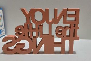 "Enjoy the Little Things" Wooden Decor