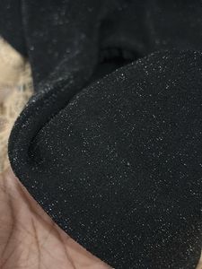 Sparkly Black Long Sleeve Dress