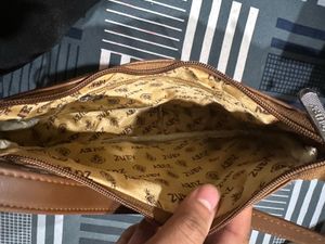Zuby Brand Stylish Cream Hobo Bag