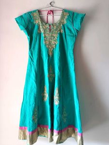 Teal Kurta Set with Dupatta