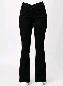 Flared Black Jeans | Size 26in