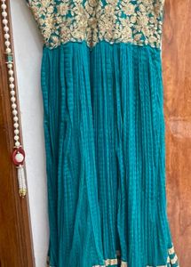 Beautiful Teal Anarkali Gown
