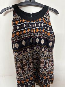Sleeveless Halter Neck, multicolour top women