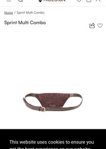 Hidesign Suede Sling Bag