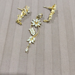 pendant earrings set
