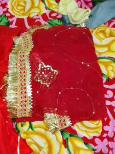 Vibrant Red garara Set