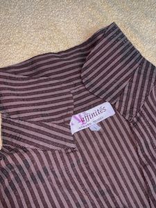 Striped Brown Shirt
