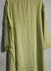 Women Green Elegant Kurti