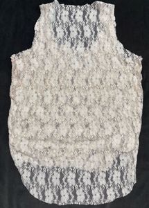 White Lace Halter Top