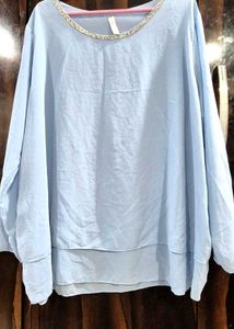 Stylish Embellishe Blouse and one blue to