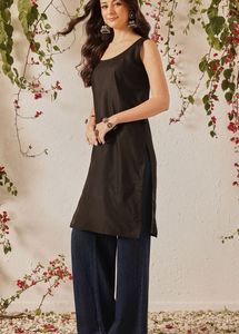 ADABrand Combo Of Chiknkari Kurtas And Plazo