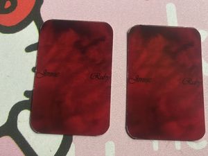 set of 2 official Jennie Ruby photocard 💗