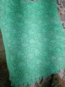 Stylish N Soft Green Shawl/ Stole For Winters