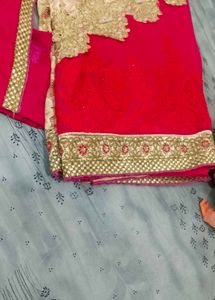 Elegant Lace Saree