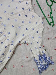 ZUDIO Embroidered White Tunic