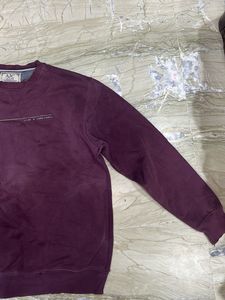 AJC Burgundy Graphic Sweatshirt