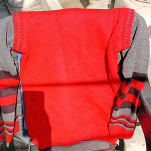 Striped Kids' Sweater with Hood