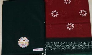 Green &amp; Maroon Designer Suit