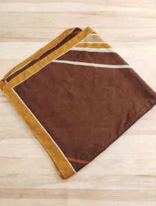 Stylish Striped Brown Hijab Scarf