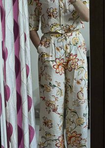 Floral Print Tunic Top