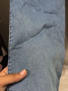 Light Wash Cargo Jeans
