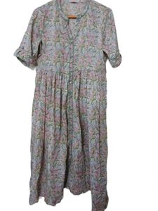 Vintage Floral Midi Dress