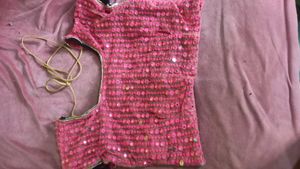 Sparkling Pink Sequin Blouse