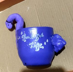 Peacock Face Shape Candle