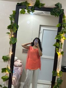 Orange Kaftan Style Top