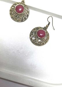 Vintage Boho Round Earrings