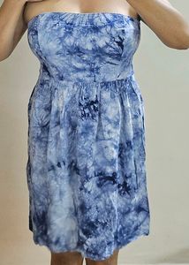 Vero Moda Marble Print Tube Dress