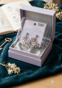 Stunning Flower Drop Earrings