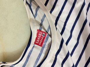 Striped Sleeveless Dress