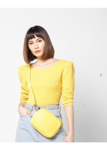 FIG Yellow Casual Top