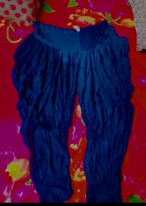 Blue Frock With salwar