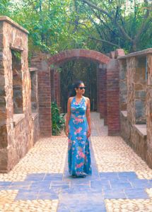 Halter Neck Maxi Dress