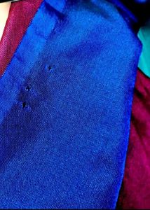 Multi colour silk saree