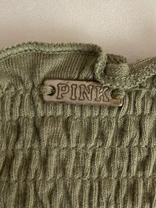 VS PINK Smocked Tube Top 🦖🪽
