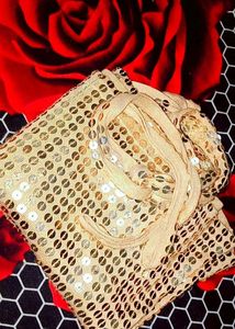 Glamorous Rose Gold Sequin Party Wear Mini Dress