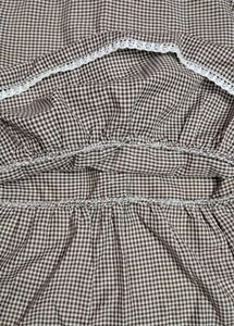 FREE DELIVERY 🤎 Charming Gingham ribbon Top