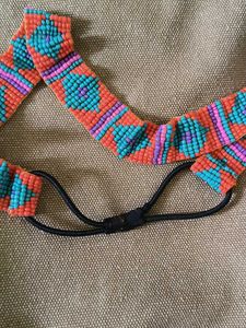 Adjustable Boho Beaded Headband