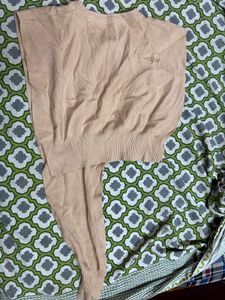Peach Knit Top
