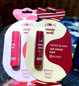 SET OF 2 Plum Candy Tinted Lip Balm