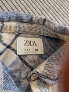 Blue Plaid Long Sleeve Shirt