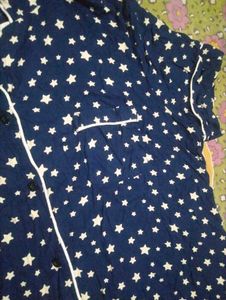 Star Print Sleep Shirt