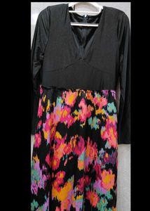 URBANIC - Vibrant Floral Maxi Dress