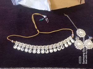 Kundan Necklace with Earrings