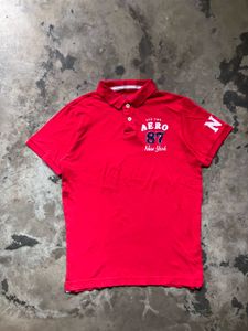 Aeropostale Red Polo Shirt